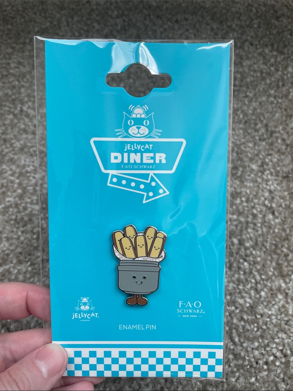 New Exclusive NYC Jellycat Diner Fries Pin